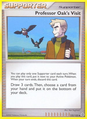 Pokemon TCG - Secret Wonders - Professor Oak's Visit - 122/132 - Reverse Holofoil