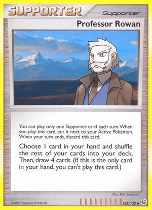 Pokemon TCG - Secret Wonders - Professor Rowan - 123/132 - Reverse Holofoil