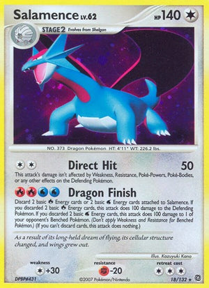 Pokemon TCG - Secret Wonders - Salamence - 18/132 - Holofoil