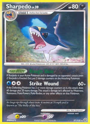 Pokemon TCG - Secret Wonders - Sharpedo - 37/132 - Reverse Holofoil