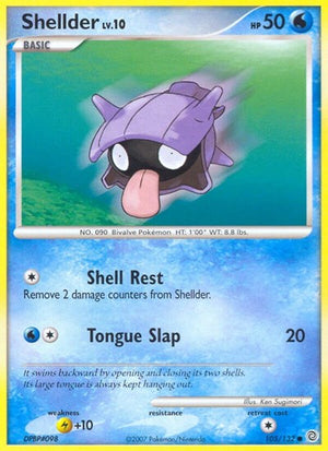 Pokemon TCG - Secret Wonders - Shellder - 105/132 - Reverse Holofoil