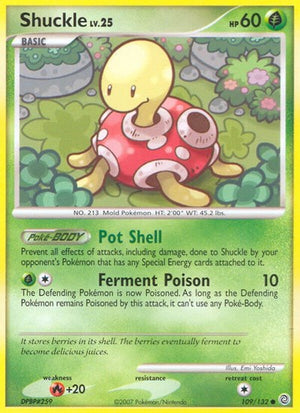 Pokemon TCG - Secret Wonders - Shuckle - 109/132 - Reverse Holofoil