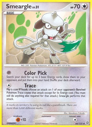 Pokemon TCG - Secret Wonders - Smeargle - 66/132 - Reverse Holofoil