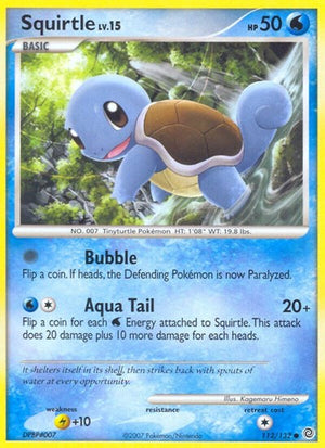 Pokemon TCG - Secret Wonders - Squirtle - 112/132