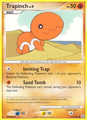 Pokemon TCG - Secret Wonders - Trapinch - 115/132