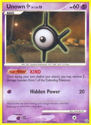 Pokemon TCG - Secret Wonders - Unown - 68/132