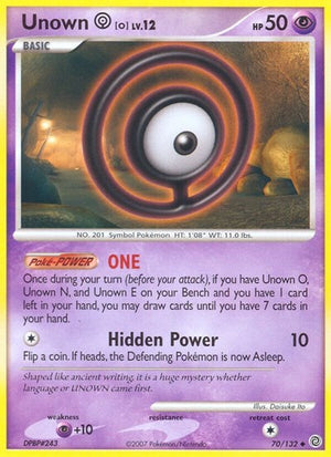 Pokemon TCG - Secret Wonders - Unown - 70/132