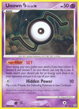 Pokemon TCG - Secret Wonders - Unown - 39/132