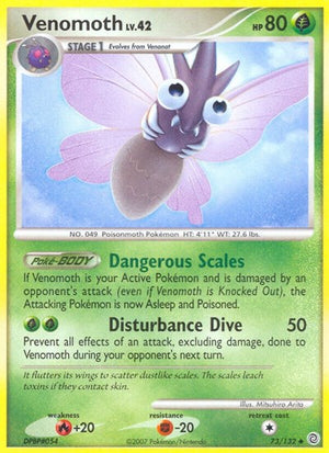 Pokemon TCG - Secret Wonders - Venomoth - 73/132