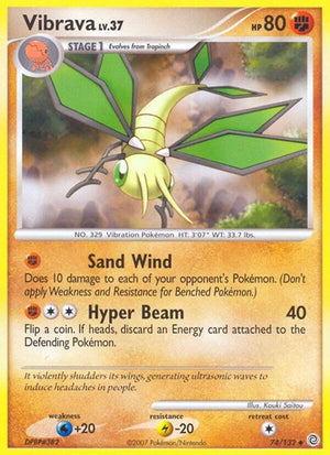 Pokemon TCG - Secret Wonders - Vibrava - 74/132