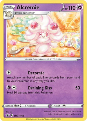 Pokemon TCG - SWSH: Sword & Shield Promo Cards - Alcremie - SWSH058