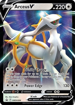 Pokemon TCG - SWSH: Sword & Shield Promo Cards - Arceus V - SWSH306