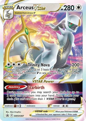 Pokemon TCG - SWSH: Sword & Shield Promo Cards - Arceus VSTAR - SWSH307