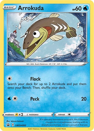 Pokemon TCG - SWSH: Sword & Shield Promo Cards - Arrokuda - SWSH093