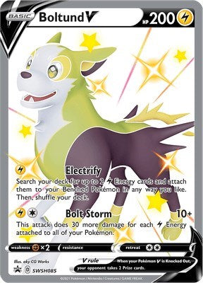 Pokemon TCG - SWSH: Sword & Shield Promo Cards - Boltund V - SWSH085