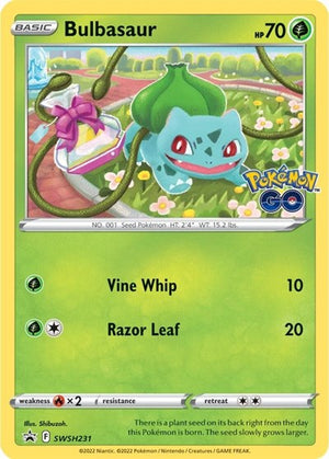 Pokemon TCG - SWSH: Sword & Shield Promo Cards - Bulbasaur - SWSH231