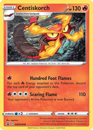 Pokemon TCG - SWSH: Sword & Shield Promo Cards - Centiskorch - SWSH048
