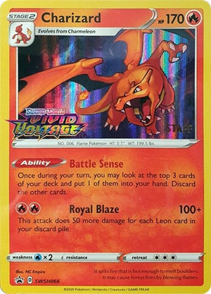 Pokemon TCG - SWSH: Sword & Shield Promo Cards - Charizard - (Prerelease) [Staff] - SWSH066