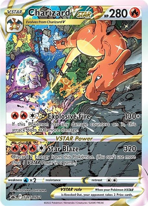 Pokemon TCG - SWSH: Sword & Shield Promo Cards - Charizard VSTAR - SWSH262
