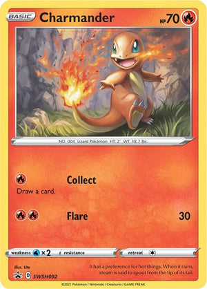 Pokemon TCG - SWSH: Sword & Shield Promo Cards - Charmander - SWSH092
