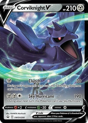 Pokemon TCG - SWSH: Sword & Shield Promo Cards - Corviknight V - SWSH200