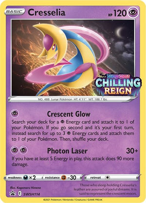 Pokemon TCG - SWSH: Sword & Shield Promo Cards - Cresselia - (Prerelease) - SWSH114