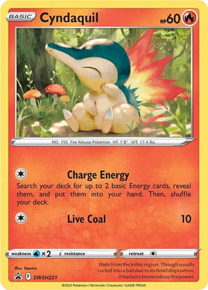 Pokemon TCG - SWSH: Sword & Shield Promo Cards - Cyndaquil - SWSH221
