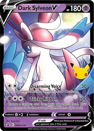 Pokemon TCG - SWSH: Sword & Shield Promo Cards - Dark Sylveon V - SWSH134