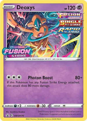 Pokemon TCG - SWSH: Sword & Shield Promo Cards - Deoxys - (Prerelease) - SWSH170