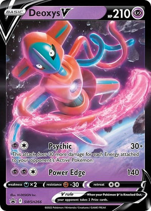 Pokemon TCG - SWSH: Sword & Shield Promo Cards - Deoxys V - SWSH266