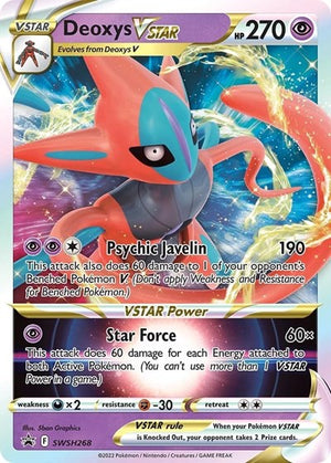 Pokemon TCG - SWSH: Sword & Shield Promo Cards - Deoxys VSTAR - SWSH268