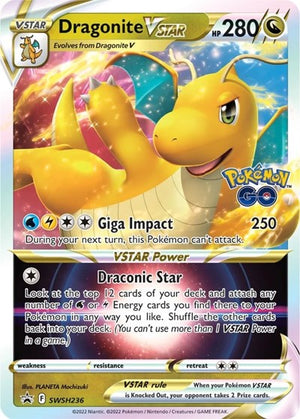 Pokemon TCG - SWSH: Sword & Shield Promo Cards - Dragonite VSTAR - SWSH236