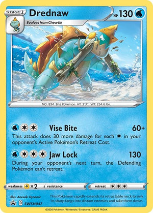 Pokemon TCG - SWSH: Sword & Shield Promo Cards - Drednaw - SWSH047