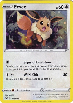 Pokemon TCG - SWSH: Sword & Shield Promo Cards - Eevee - SWSH042