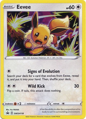 Pokemon TCG - SWSH: Sword & Shield Promo Cards - Eevee - SWSH118