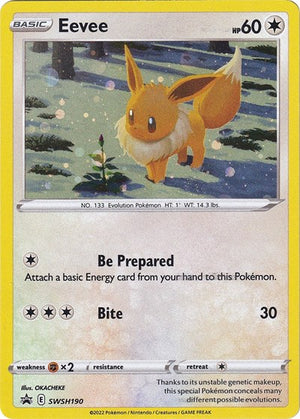 Pokemon TCG - SWSH: Sword & Shield Promo Cards - Eevee - SWSH190