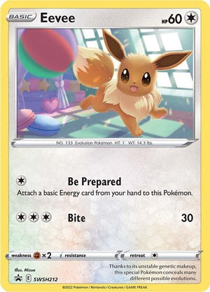 Pokemon TCG - SWSH: Sword & Shield Promo Cards - Eevee - SWSH212