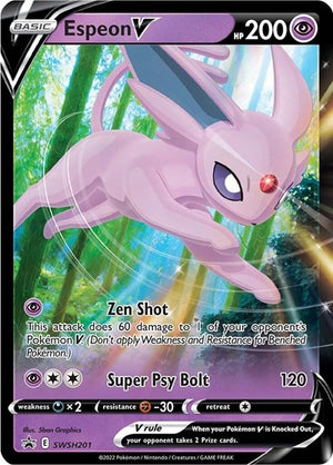 Pokemon TCG - SWSH: Sword & Shield Promo Cards - Espeon V - SWSH201
