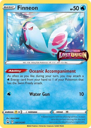 Pokemon TCG - SWSH: Sword & Shield Promo Cards - Finneon - (Prerelease) - SWSH240