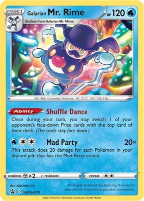 Pokemon TCG - SWSH: Sword & Shield Promo Cards - Galarian Mr. Rime - SWSH079