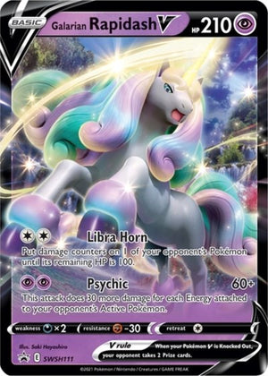 Pokemon TCG - SWSH: Sword & Shield Promo Cards - Galarian Rapidash V - SWSH111