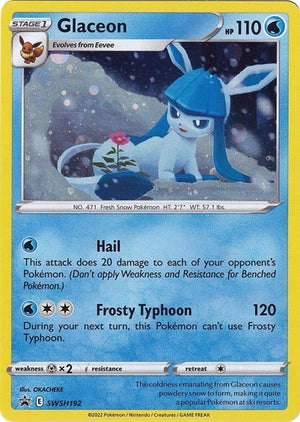 Pokemon TCG - SWSH: Sword & Shield Promo Cards - Glaceon - SWSH192