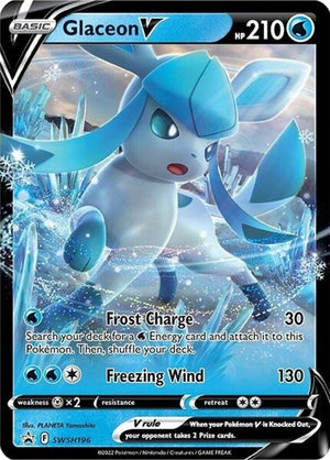 Pokemon TCG - SWSH: Sword & Shield Promo Cards - Glaceon V - SWSH196