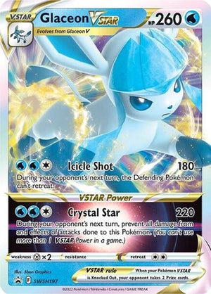 Pokemon TCG - SWSH: Sword & Shield Promo Cards - Glaceon VSTAR - SWSH197