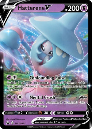 Pokemon TCG - SWSH: Sword & Shield Promo Cards - Hatterene V - SWSH055