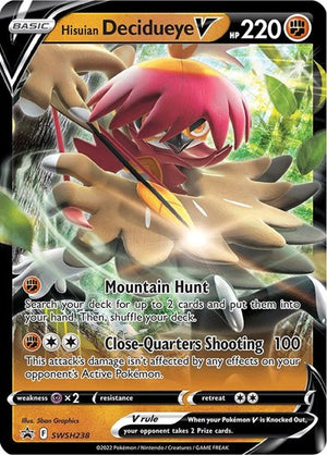 Pokemon TCG - SWSH: Sword & Shield Promo Cards - Hisuian Decidueye V - SWSH238