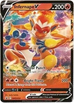 Pokemon TCG - SWSH: Sword & Shield Promo Cards - Infernape V - SWSH252