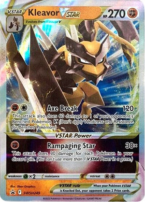 Pokemon TCG - SWSH: Sword & Shield Promo Cards - Kleavor VSTAR - SWSH249