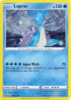 Pokemon TCG - SWSH: Sword & Shield Promo Cards - Lapras - SWSH051