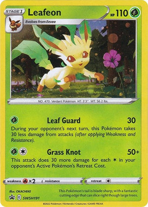 Pokemon TCG - SWSH: Sword & Shield Promo Cards - Leafeon - SWSH191